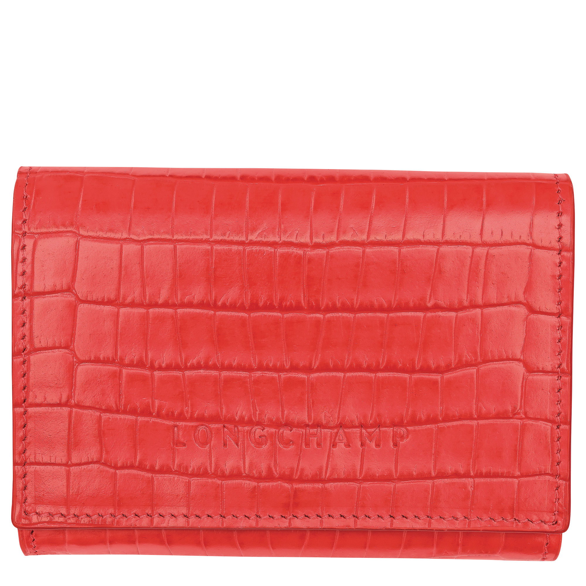 Longchamp Longchamp Pocket Compact wallet Vermilion