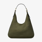 Michael Kors Nolita Large Nubuck Hobo Shoulder Bag Ivy