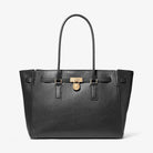 Michael Kors Hamilton Moderne Large Leather Tote Bag Black