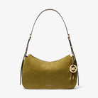 Michael Kors Nolita Medium Nubuck Shoulder Bag Pistachio