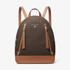 Michael Kors Brooklyn Medium Logo Backpack Brn-Acorn