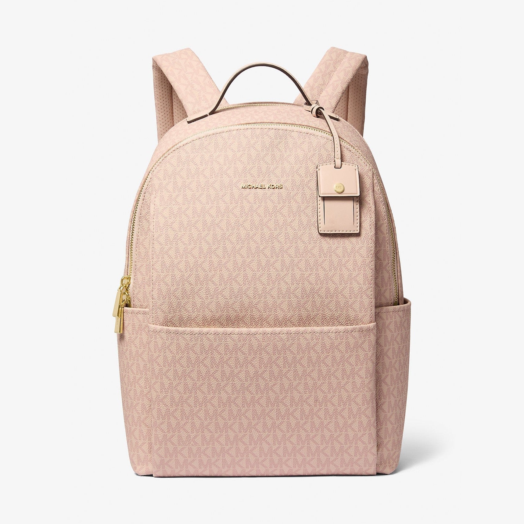 Michael Kors Sable Large Signature Logo Backpack Ballet