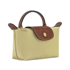 Longchamp Le Pliage Original Pouch with handle Pistachio - Recycled canvas