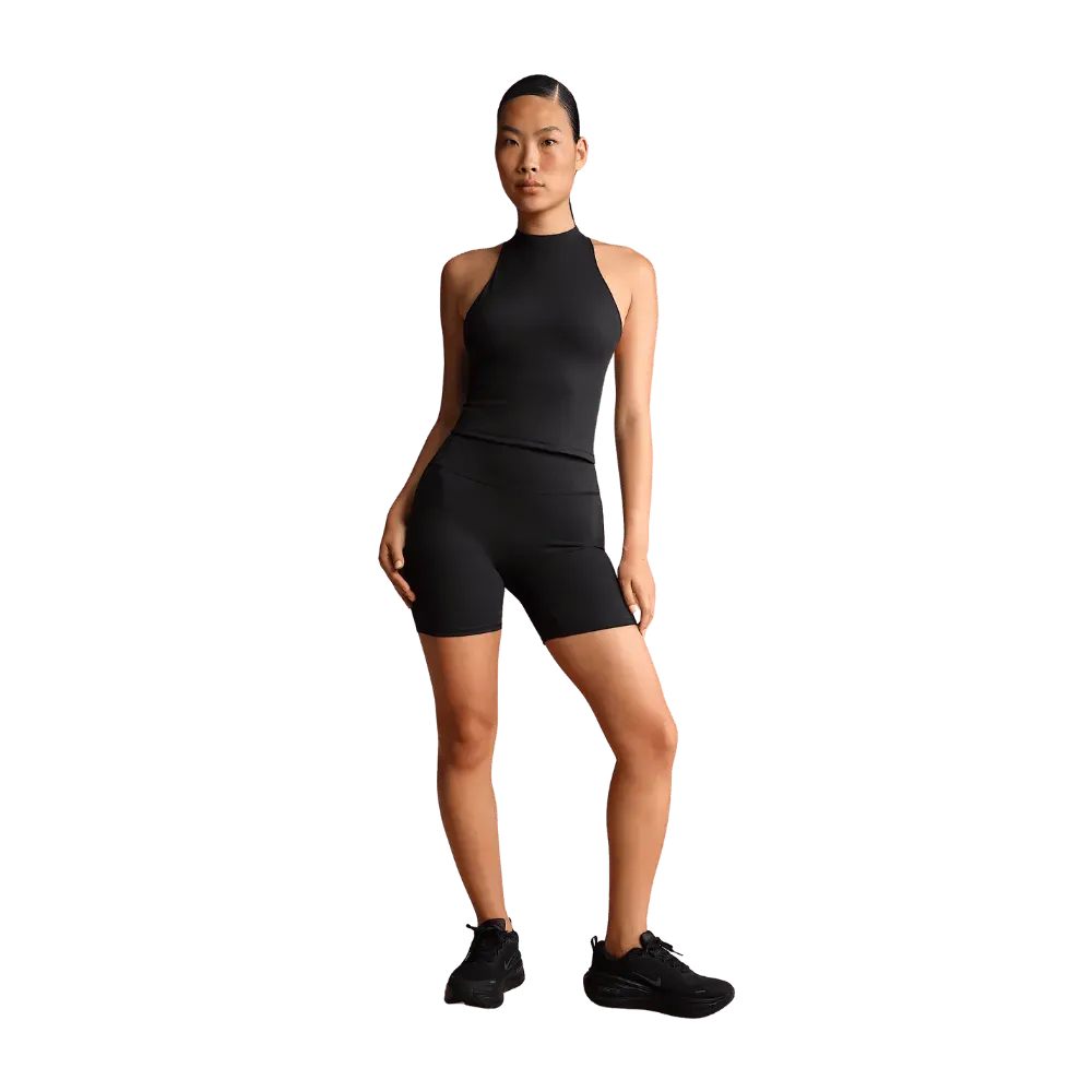 Nike X Skims Matte Women's High-Waisted 5" Biker Shorts Obsidian
