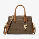 Michael Kors Laila Extra-Small Signature Logo Crossbody Bag Brn-Acorn