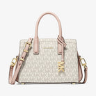 Michael Kors Laila Extra-Small Signature Logo Crossbody Bag Vanilla-Soft Pink
