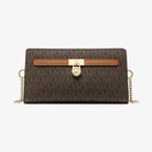 Michael Kors Hamilton Moderne Extra-Small Signature Logo Convertible Crossbody Bag Brn-Acorn