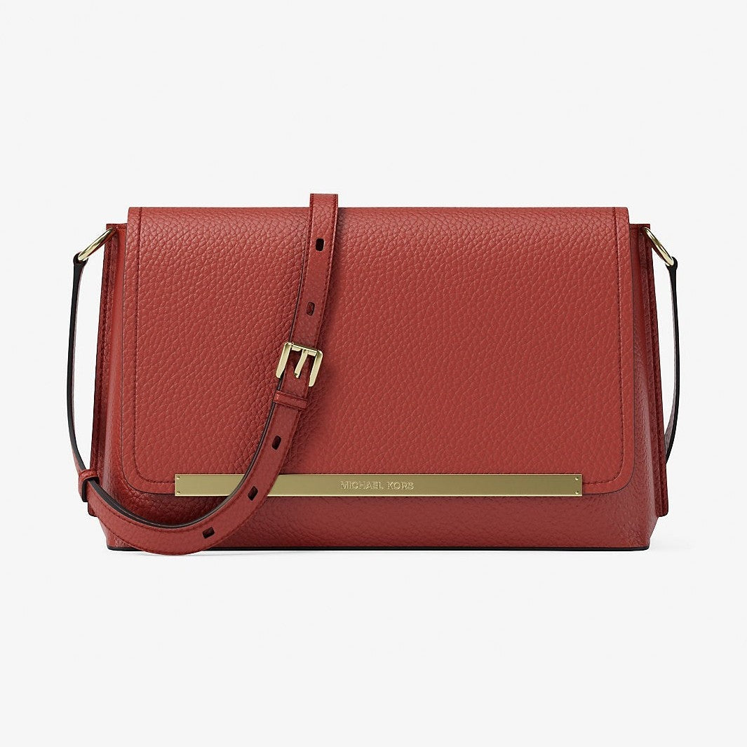 Michael Kors Evelyn Medium Crossbody Bag Crimson