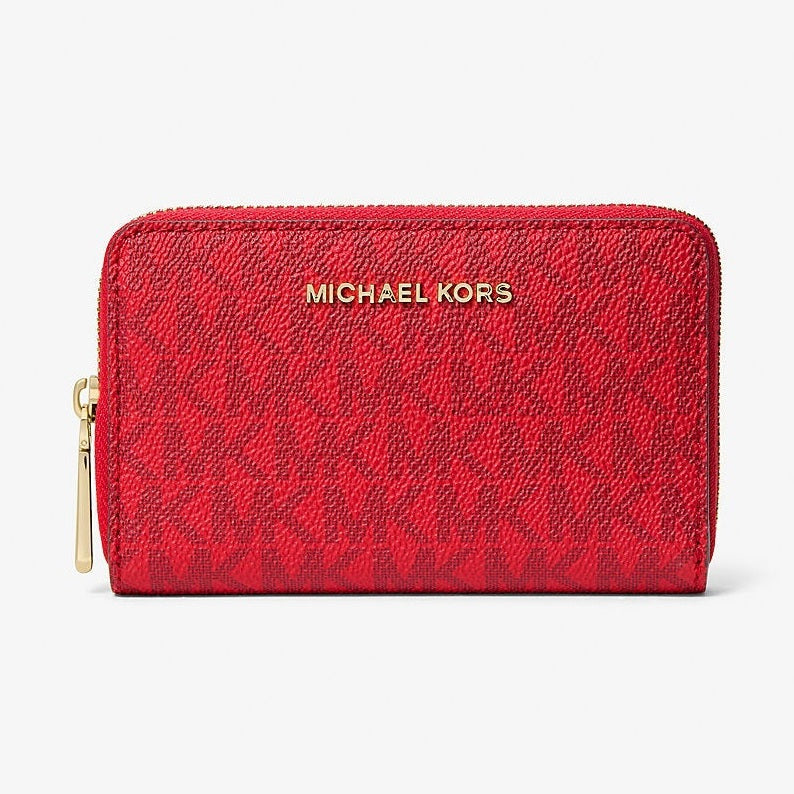 Michael Kors Small Logo Wallet Crimson Multi