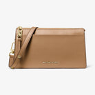 Michael Kors Empire Large Leather Convertible Crossbody Bag Husk