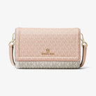 Michael Kors Jet Set Small Two-Tone Logo Smartphone Crossbody Bag Ballet Multi