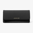 Michael Kors Jet Set Large Saffiano Leather Snap-Front Wallet Black