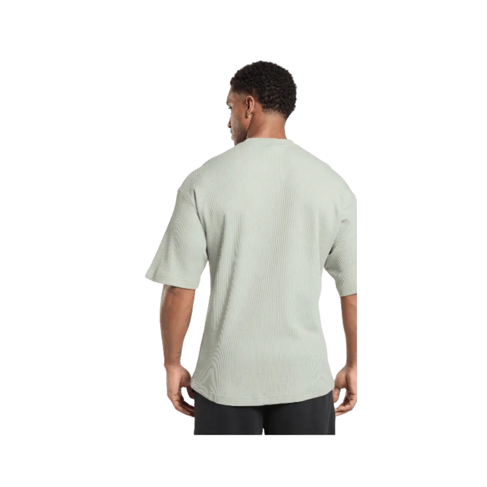 Gymshark Waffle Oversized T-Shirt Stone Grey