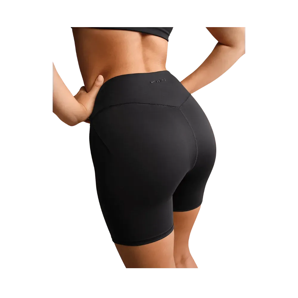 Nike X Skims Matte Women's High-Waisted 5" Biker Shorts Obsidian
