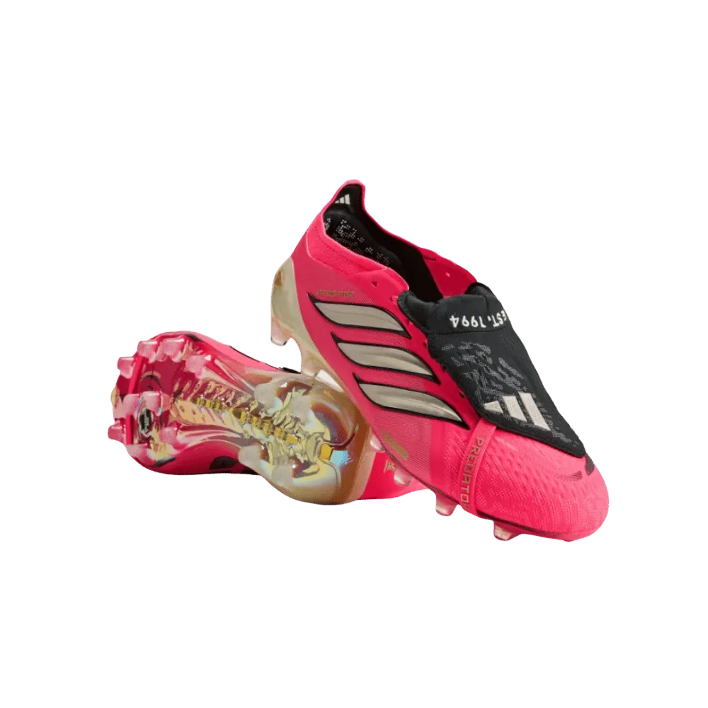 Adidas Predator Elite Fold-Over Tongue Artificial Ground Soccer Cleats Solar Turbo