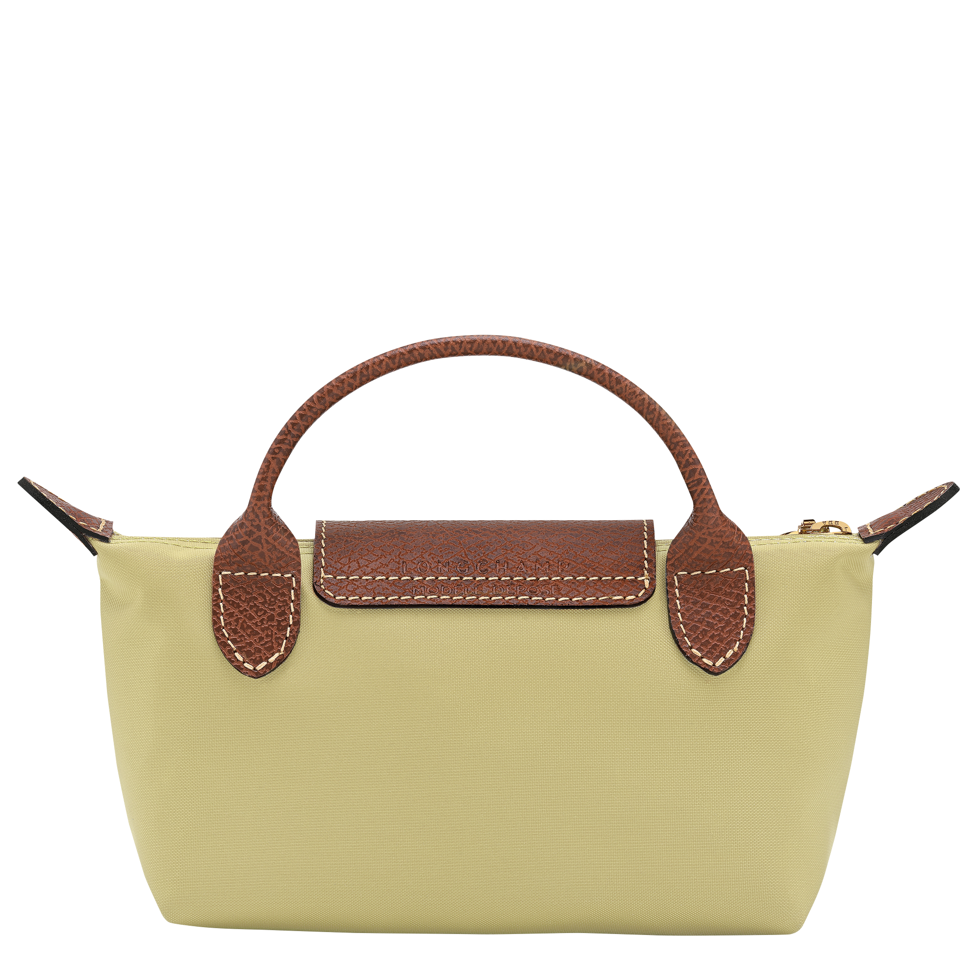 Longchamp Le Pliage Original Pouch with handle Pistachio