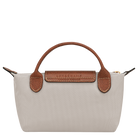 Longchamp Le Pliage Original Pouch with handle Pebble