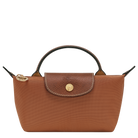 Longchamp Le Pliage Original Pouch with handle Cognac