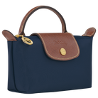 Longchamp Le Pliage Original Pouch with handle Navy