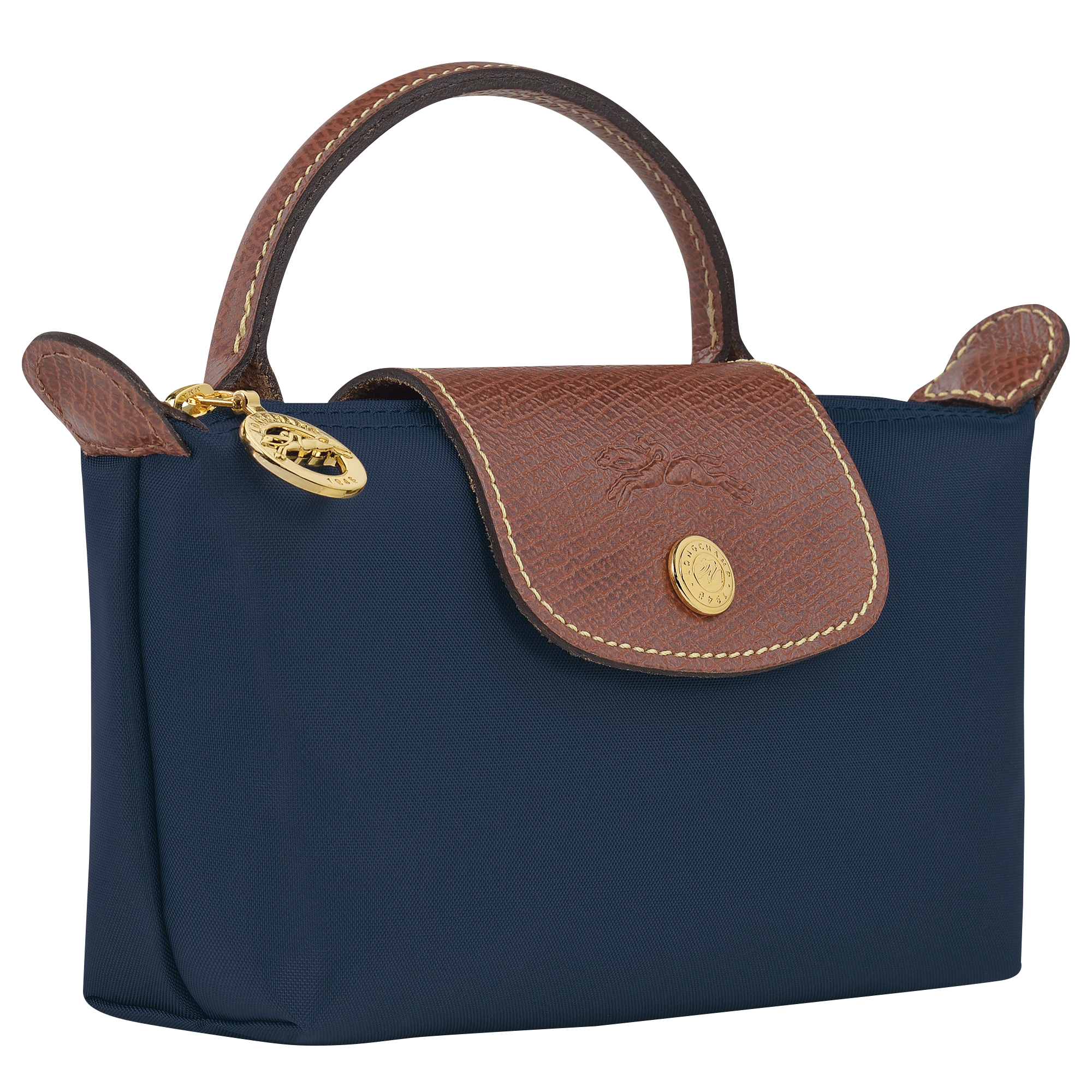 Longchamp Le Pliage Original Pouch with handle Navy