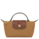 Longchamp Le Pliage Original Pouch with handle Fawn