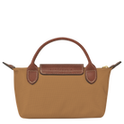 Longchamp Le Pliage Original Pouch with handle Fawn