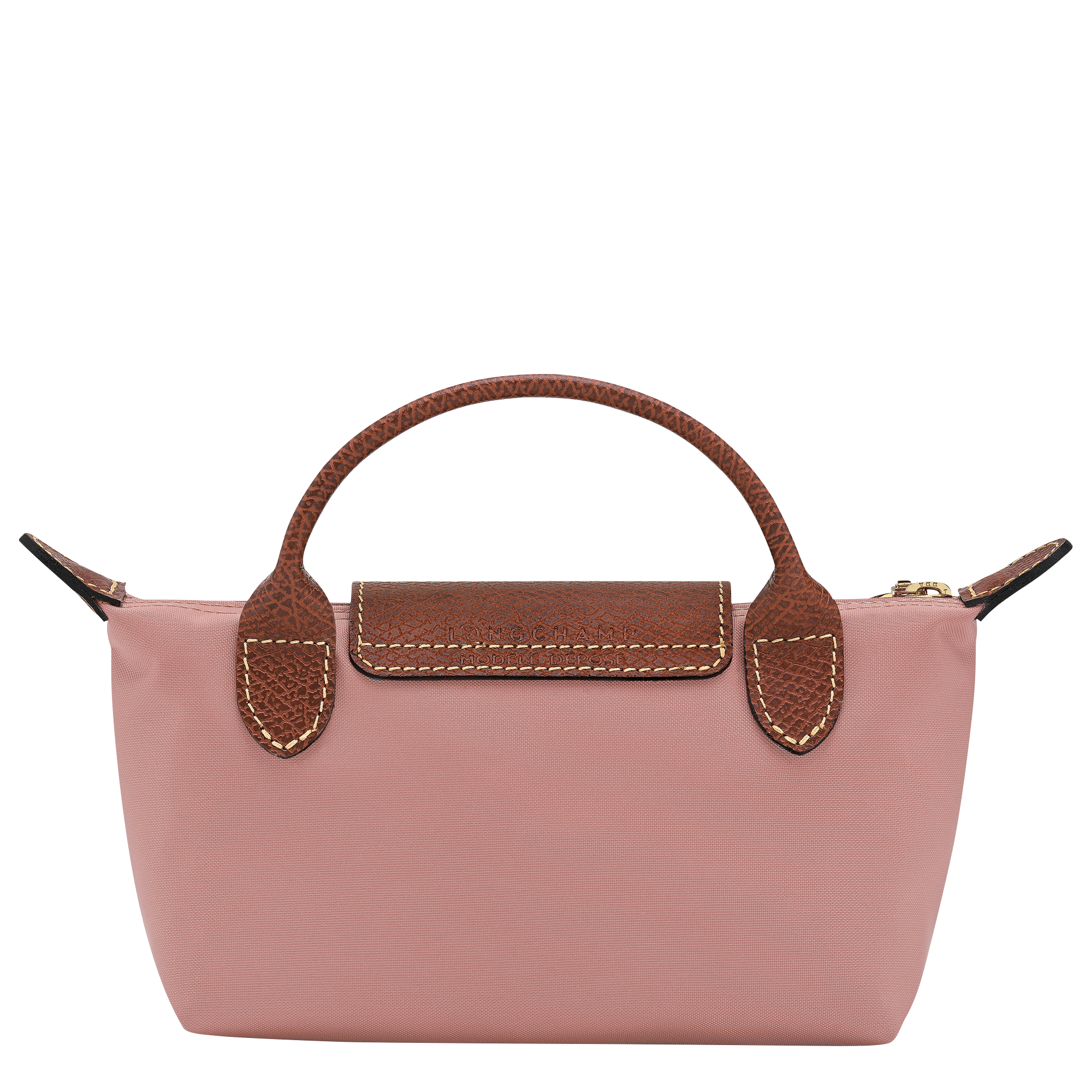 Longchamp Le Pliage Original Pouch with handle Pink Tea