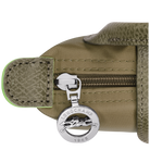 Longchamp Le Pliage Green Pouch with handle Artichoke