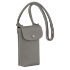 Longchamp Le Pliage Xtra Phone case with leather lace Turtledove