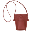 Longchamp Le Roseau Phone case Chestnut