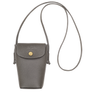 Longchamp Épure Phone case with leather lace Turtledove