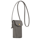 Longchamp Épure Phone case with leather lace Turtledove