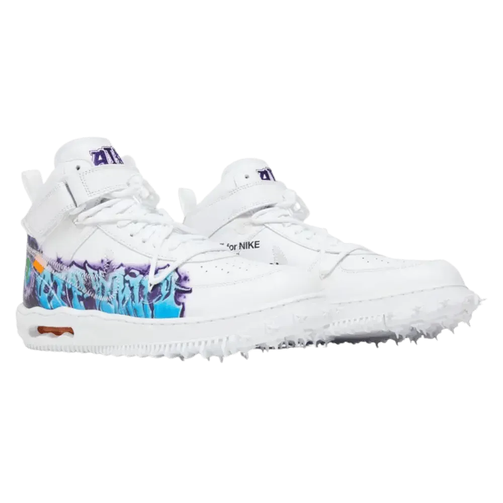 Off-White x Air Force 1 Mid SP Leather 'Graffiti'