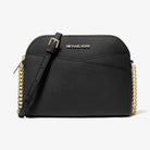 Michael Kors Jet Set Travel Medium Dome Crossbody Bag Black