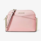 Michael Kors Jet Set Travel Medium Dome Crossbody Bag Powder Blush