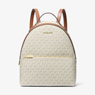 Michael Kors Sheila Medium Logo Backpack Vanilla