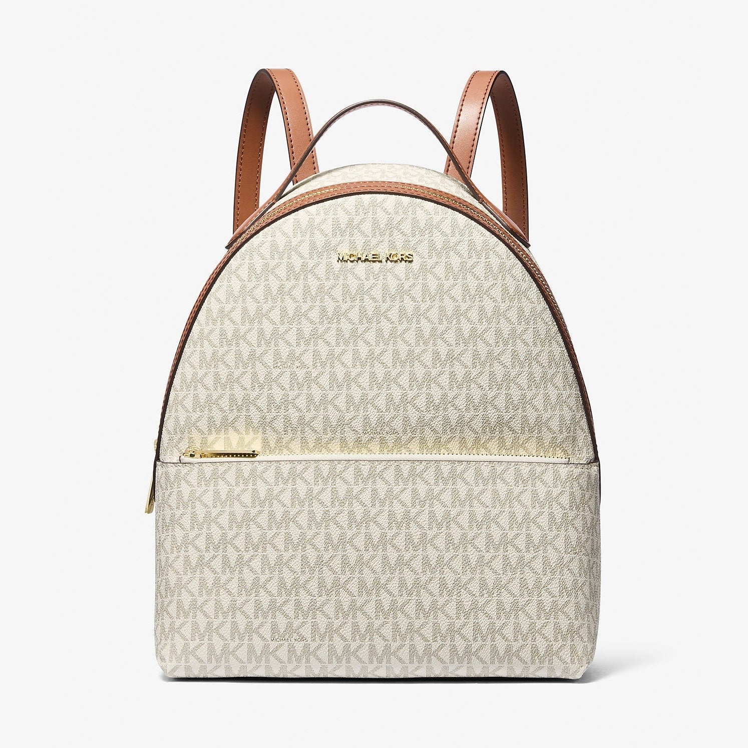 Michael Kors Sheila Medium Logo Backpack Vanilla
