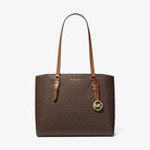 Michael Kors Charlotte Large 3-in-1 Signature Logo Tote Bag Brown