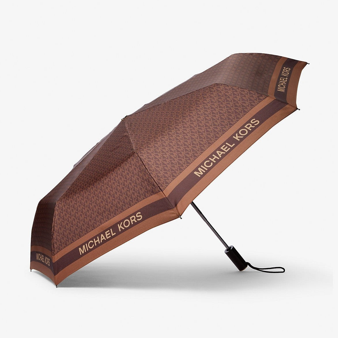 Michael Kors Logo Umbrella Brown