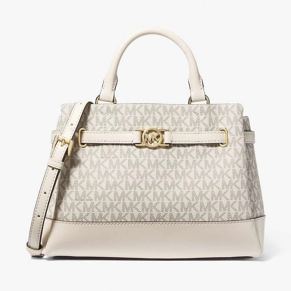 Michael Kors Reed Small Signature Logo Satchel Lt Crm Multi