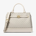 Michael Kors Reed Large Signature Logo Satchel Lt Crm Multi