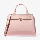 Michael Kors Reed Large Pebbled Leather Satchel Powder Blush