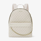 Michael Kors Slater Large Signature Logo Backpack Lt Crm Multi