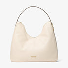 Michael Kors Nayla Medium Pebbled Leather Shoulder Bag Lt Cream