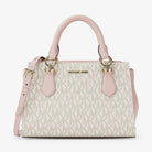 Michael Kors Marilyn Small Signature Logo Messenger Bag Pwd Blsh Mlt