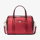 Michael Kors Jet Set Small Metallic Convertible Crossbody Bag Cherry