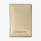 Michael Kors Jet Set Small Metallic Bi-Fold Wallet Pale Gold
