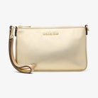 Michael Kors Jet Set Small Metallic Wristlet Pale Gold