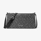 Michael Kors Arden Medium Printed Signature Logo Crossbody Bag Black