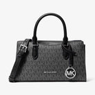 Michael Kors Arden Small Signature Logo Messenger Bag Black